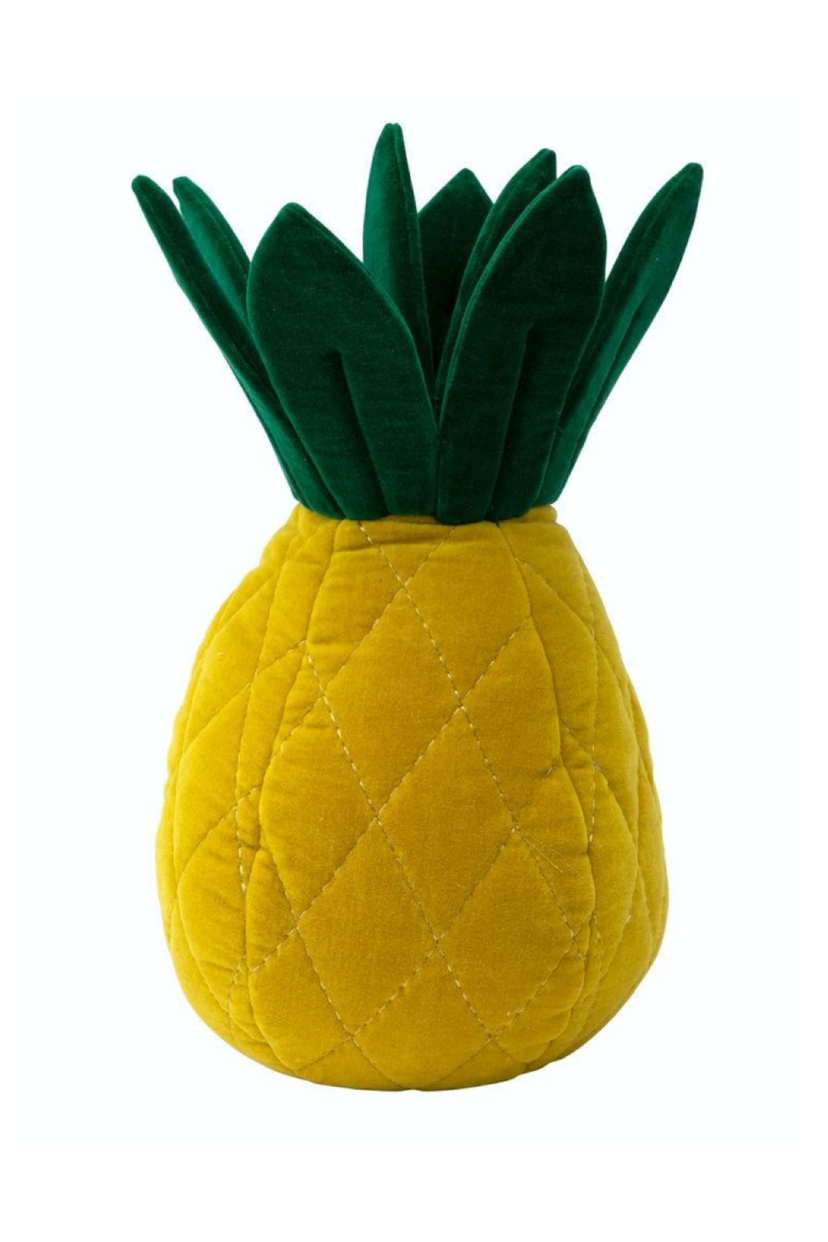 Pineapple Velvet Cushion