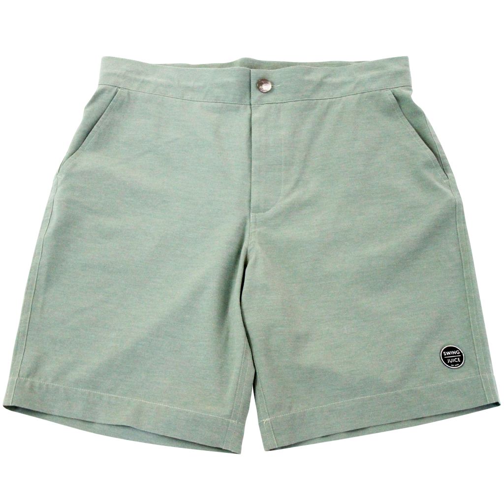 SwingJuice golf sunrise mens casual short Atlantic green for Late Summer Outfits