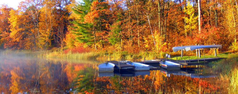 boating during the fall season